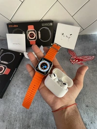 Z55 Ultra Smartwatch + Airpods Pro Combo - Orange