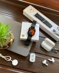 Apple Watch Ultra Metal Chain Strap 6 In 1 Combo