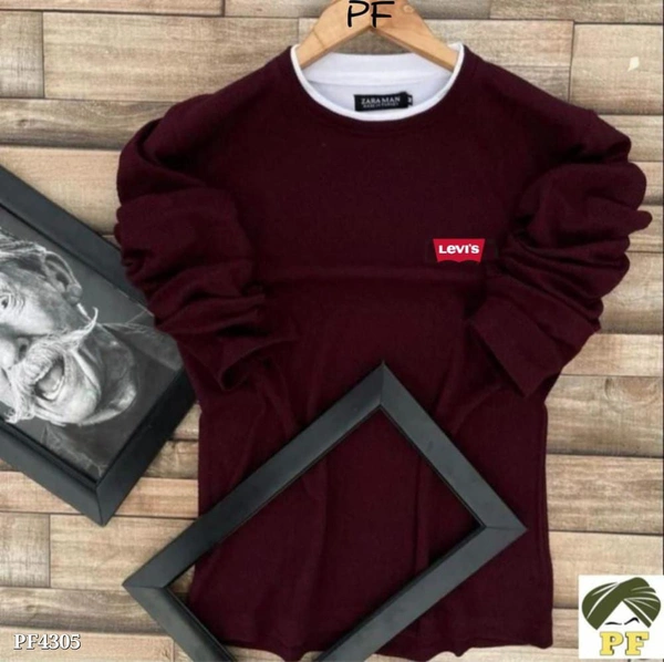 Levi's Popcorn T-shirt  - Maroon, XXL