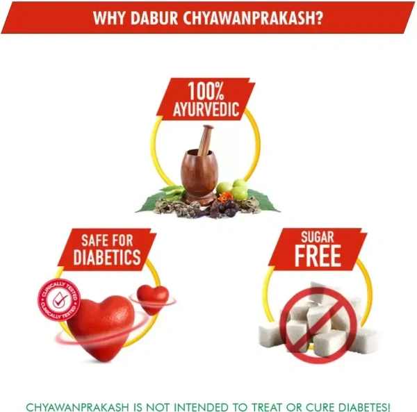 DABUR INDIA LIMITED Chyawanprakash sugar free - Dabur  - 500Gm