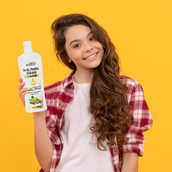 KUDOS AYURVEDA  Amla,Reetha Shikakai Shampoo - Kudos  - 500ML