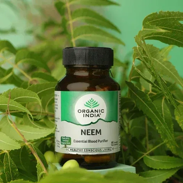 ORGANIC INDIA Neem Capsule - Organic - 60Capsule