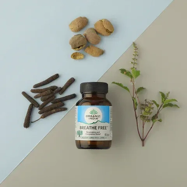 ORGANIC INDIA Breath Free Capsule - Organic - 60Capsule