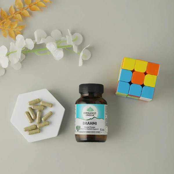 ORGANIC INDIA Brahmi Capsule - Organic - 60Capsule