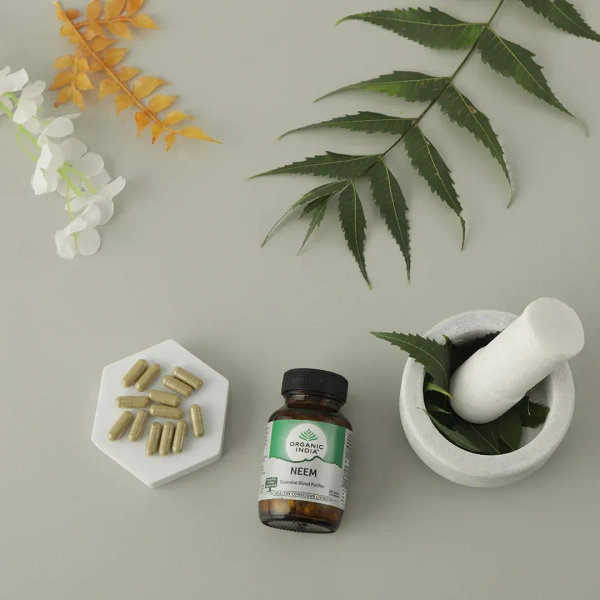 ORGANIC INDIA Neem Capsule - Organic - 60Capsule
