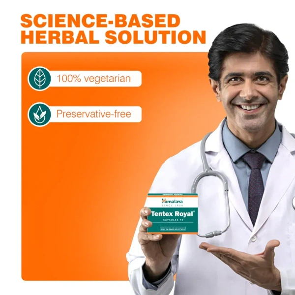 HIMALAYA DRUGS Tentex Royal Capsule - Himalaya - 10Capsule