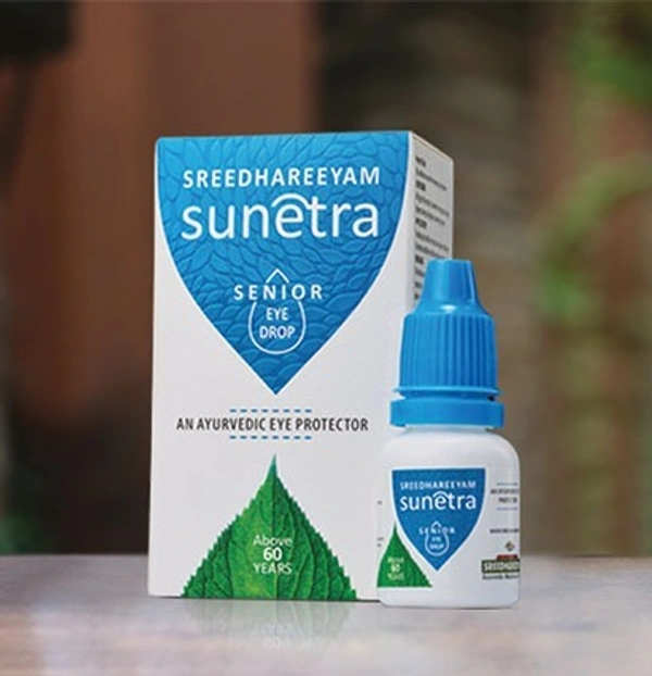 SREEDHAREEYAM Sunetra Senior Eye Drop - Sreedhareeyam - 10Ml