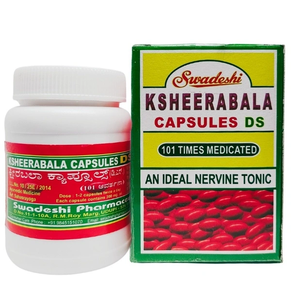 SWADESHI  Ksheerabala Ds - Swadeshi - 100Capsule