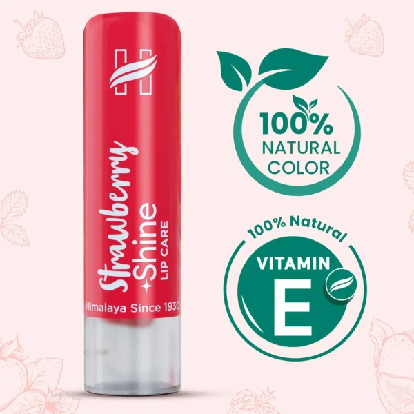HIMALAYA PHARMACY Strawberry Shine Lip Care - Himalaya - 4.5g