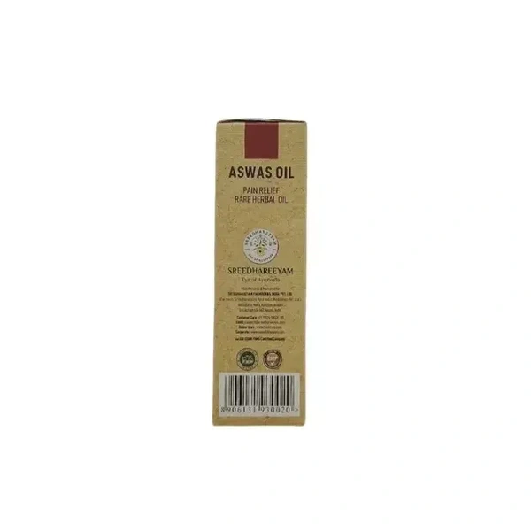 SREEDHAREEYAM Aswas Oil - Sreedhareeyam - 30Ml