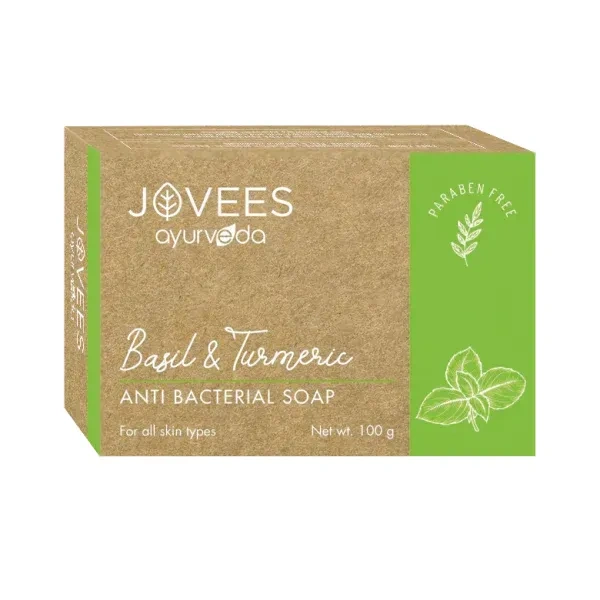 JOVEES HERBAL CARE Basil & Turmeric Soap - Jovees - 100g
