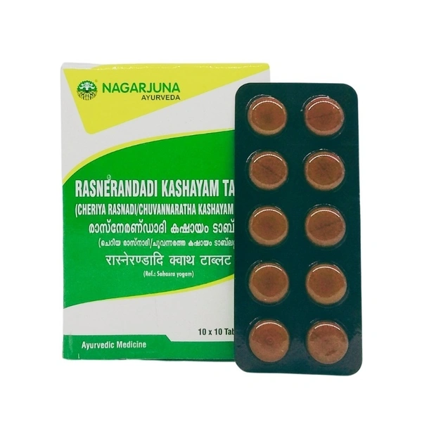 NAGARJUNA  Rasnerandadi Kashayan Tablet - Nagarjuna - 10Tablet