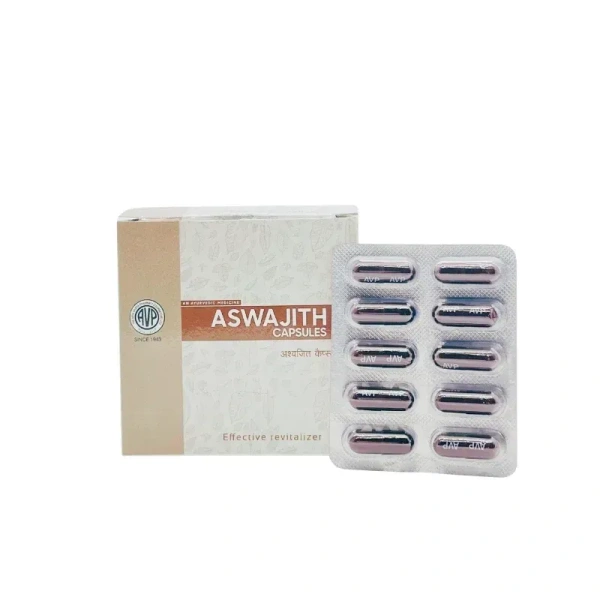 THE ARYA VAIDYA PHARMACY Aswajith Capsule - AVP - 10 Capsules
