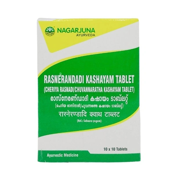 NAGARJUNA  Rasnerandadi Kashayan Tablet - Nagarjuna - 10Tablet