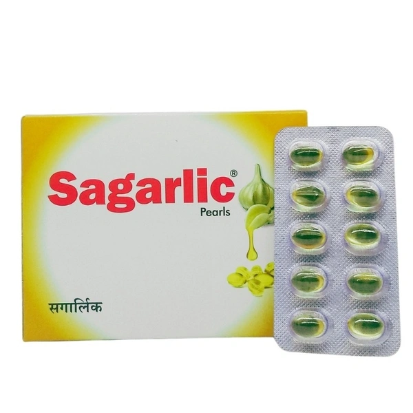 SAGAR PHARMACEUTICAL Sagarlic Pearl - Sagar  - 120Capsule
