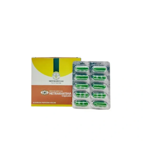 SREEDHAREEYAM Netraraksha Capsules - Sreedhareeyam - 10 Capsules