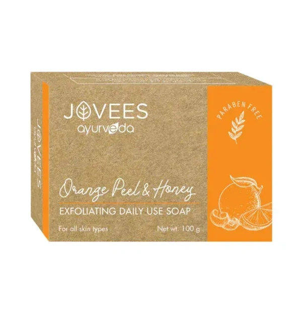 JOVEES HERBAL CARE  Orange Peel & Honey Exfoliating Daily Use Soap - Jovees - 100g