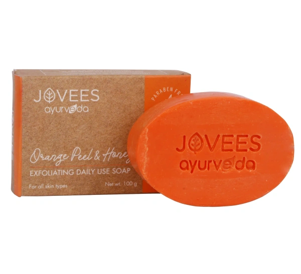 JOVEES HERBAL CARE  Orange Peel & Honey Exfoliating Daily Use Soap - Jovees - 100g