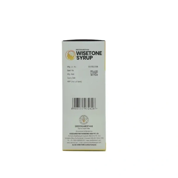 SREEDHAREEYAM Wisetone Syrup - Sreedhareeyam - 200Ml