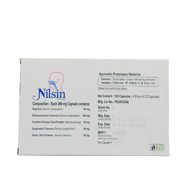 PHYTO MARKETING PVT. Nilsin Capsule - Phyto  - 30 Capsules