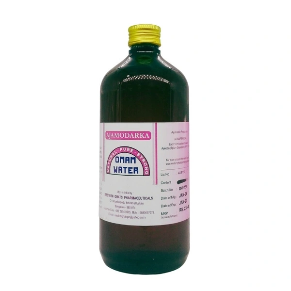 WESTERN GHATS PHARMACEUTICALS Omam Water - Western - 500Ml