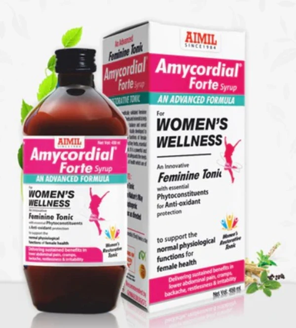 Aimil Amycordial Forte Syrup 200 ml - Pack of 2