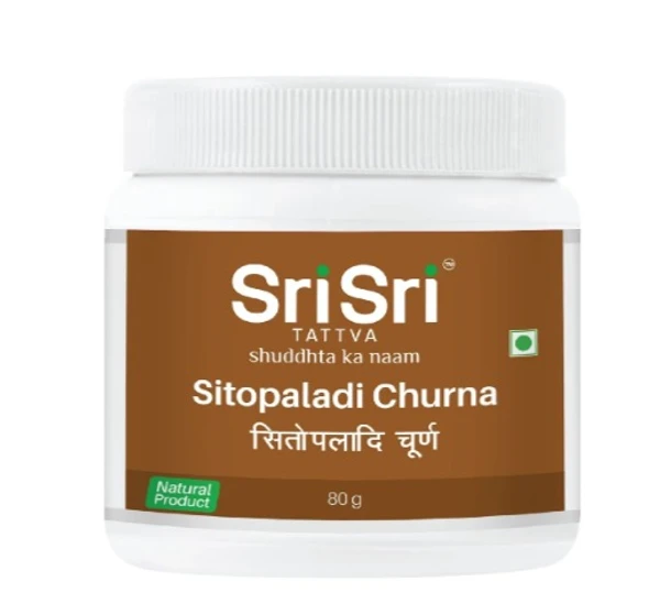 Sri Sri Tattva Sitopaladi Churna - 80gm Pack of 2