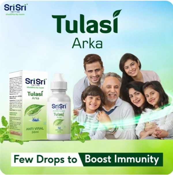 Sri Sri Tattva Tulasi Arka - 30ml Pack of 2