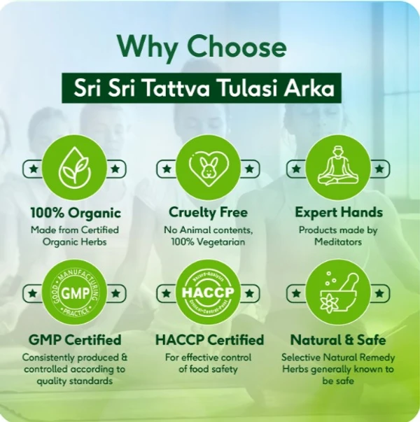 Sri Sri Tattva Tulasi Arka - 30ml Pack of 3