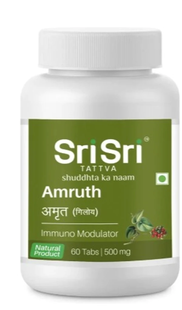 Sri Sri Tattva  Amruth 500mg Tablet - 60 Tabs