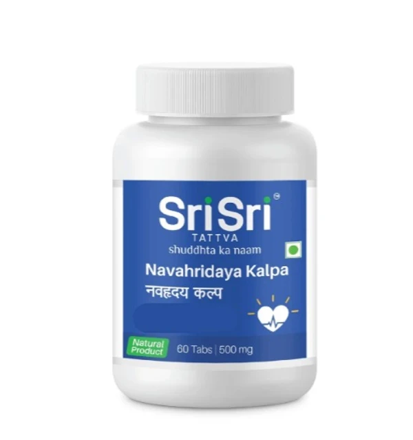 Sri Sri Tattva   Navahridaya Kalpa 500mg Tablet for Heart Health - 60Tablet