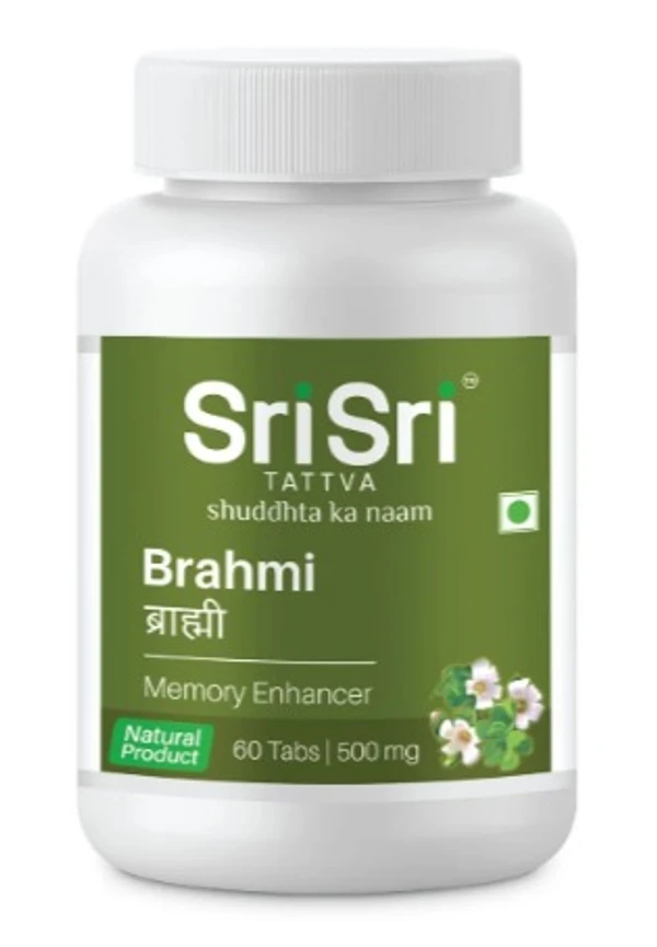 Sri Sri Tattva Brahmi 500mg Tablet - 60Tablets