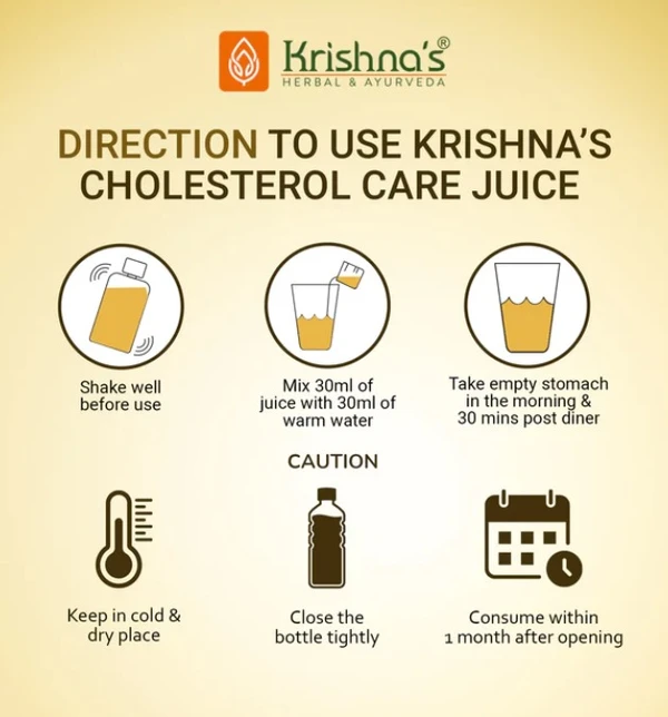  Krishna's Herbal Choles-terol Care Juice - 1000ml