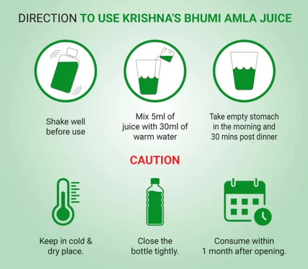 Krishna’s Herbal  Bhumi Amla Juice - 1000ml