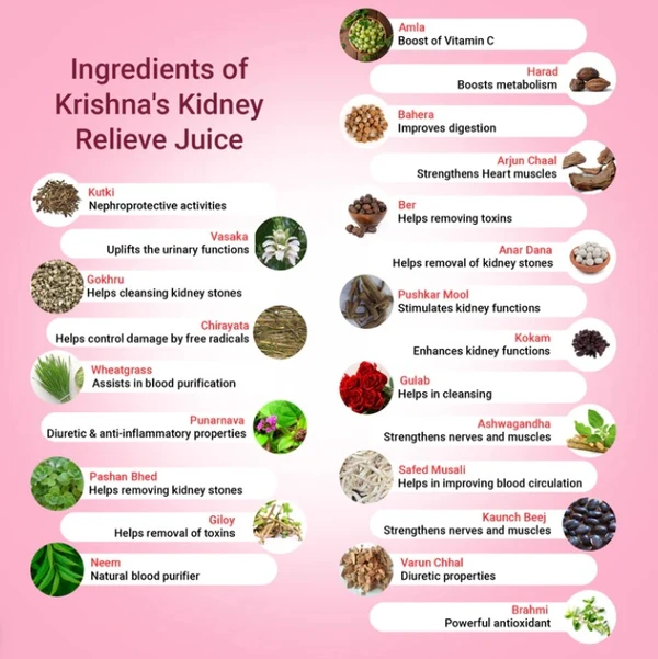 Krishna Kidney Relive Juice - 1000ml