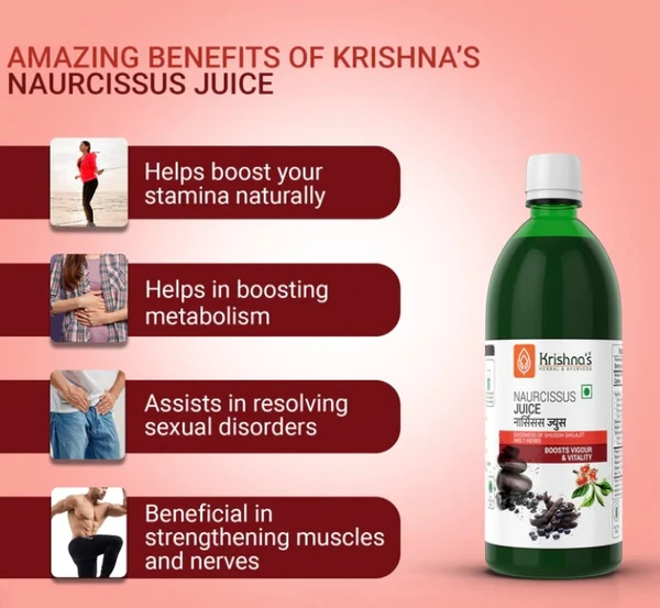 Krishna Naurcissus Juice for Fatigue - 1000ml