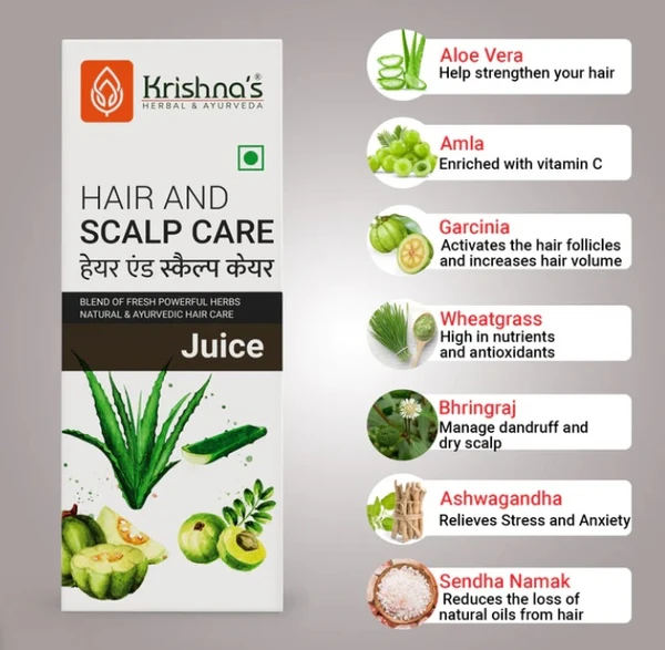 Krishna Hair And Scalp Care Juice - 1000ml