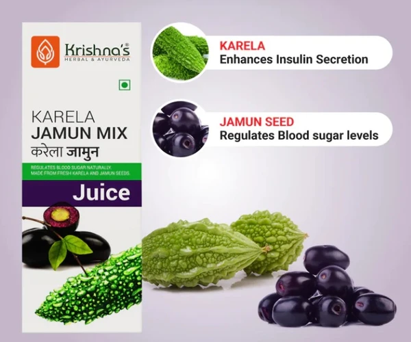 Krishna Karela Jamun Mix Juice - 1000ml