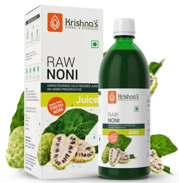 Krishna Raw Noni Juice | Morinda citrifolia - 1000ml