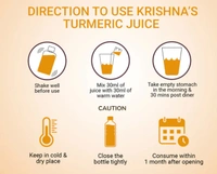 Krishna Turmeric Juice - 500ml Pack of 2