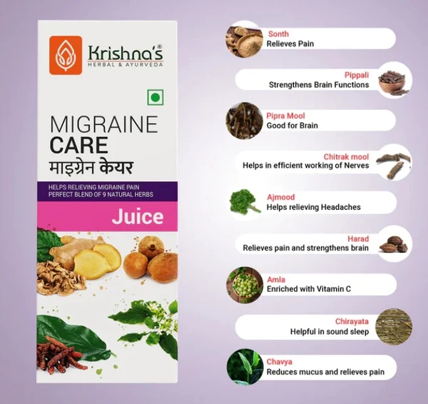 Krishna Migraine Care Juice