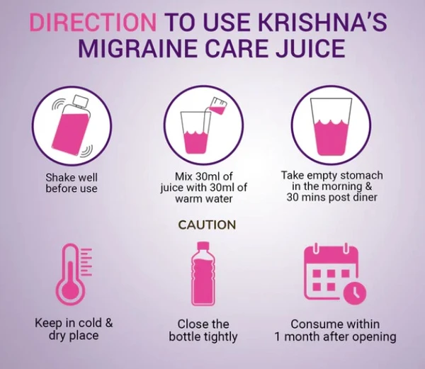 Krishna Migraine Care Juice