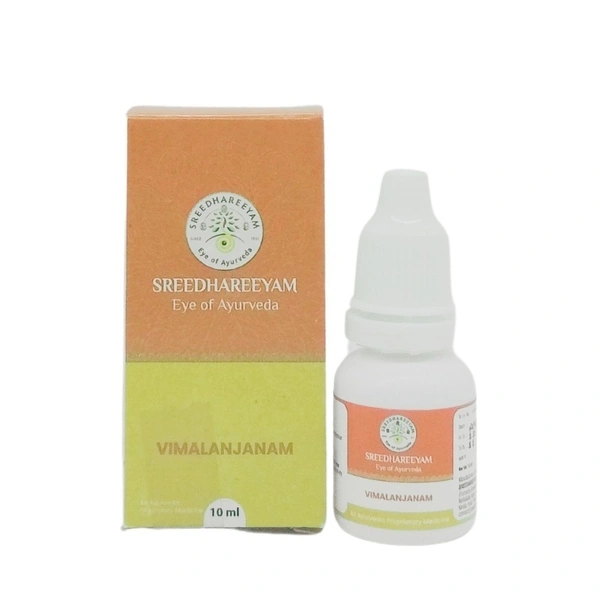 SREEDHAREEYAM Vimalanjam Eye Drops - Shreedhareeyam - 10Ml