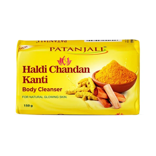PATANJALI AYURVEDA Haldi Chandan Soap - Patanjali - 150gm