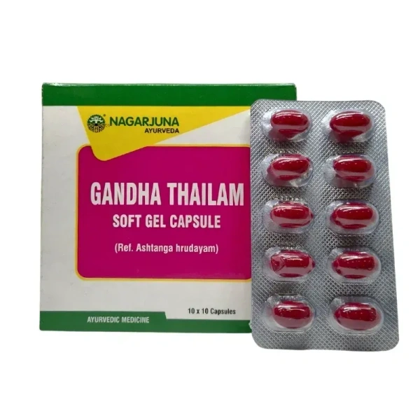 NAGARJUNA  Gandha Taila Soft Gel Capsule - Nagarjuna - 10Capsule