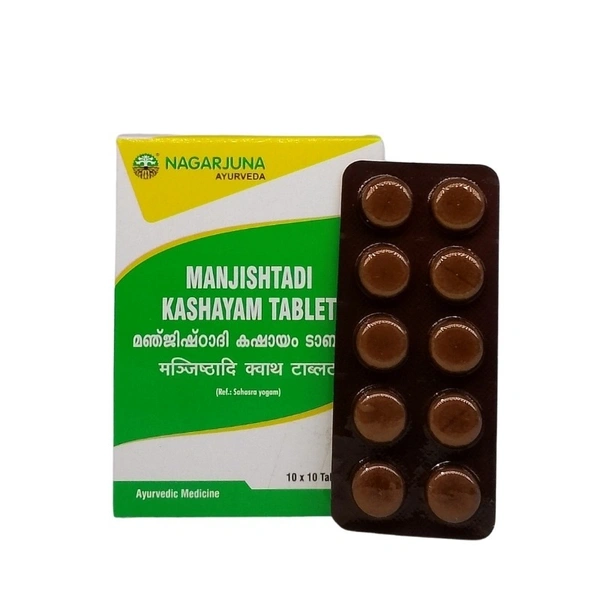 NAGARJUNA  Manjishtadi Kashayam Tablet - Nagarjuna - 10Tablet