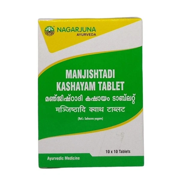 NAGARJUNA  Manjishtadi Kashayam Tablet - Nagarjuna - 10Tablet