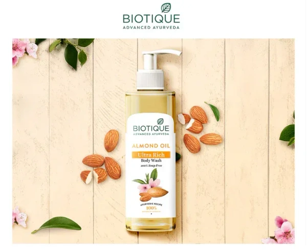 BIOTIQUE Almond Oil Body Wash - Biotique - 200ml