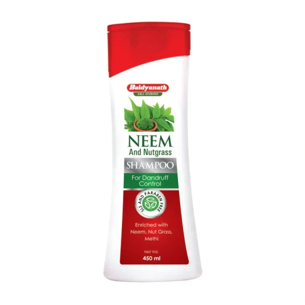 BAIDYANATH Neem & Nutgrass Shampoo - Baidyanath - 450Ml