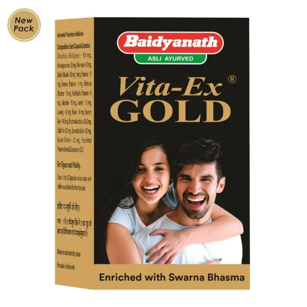 BAIDYANATH  Vita Ex Gold Capsules -  Baidyanath - 20Capsule